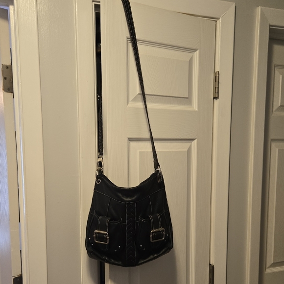 Tignanello Elegant Black Shoulder/Crossbody Bag - Picture 12 of 12